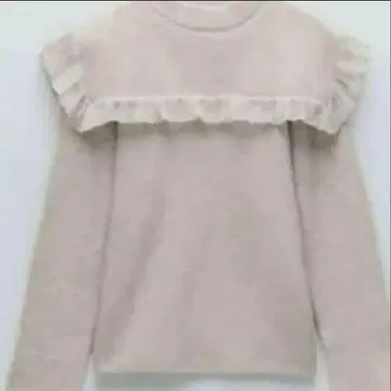 ZARA 오간자 콤비 니트 스웨터 곤도 치히로 치피짱