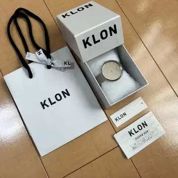 KLON 손목시계 실버 메쉬 벨트