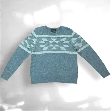 펜들턴 긴팔 스웨터 남성용 네이티브 패턴 러그 패턴 크루넥 L