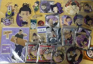 주술회전 토도 캔뱃지 아크릴 스탠드 키링 세트