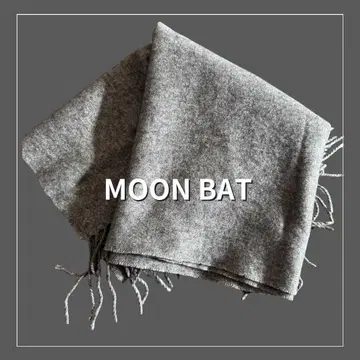 MOON BAT 그레이 머플러 캐시미어