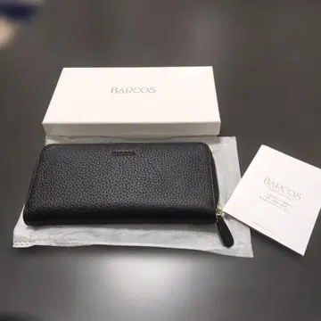 BARCOS GL 지갑 라운드형 지갑 블랙