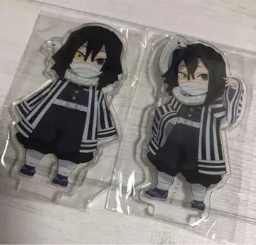 귀멸의 칼날 이어지는 아크릴 스탠드 이구로 오바나이 미개봉