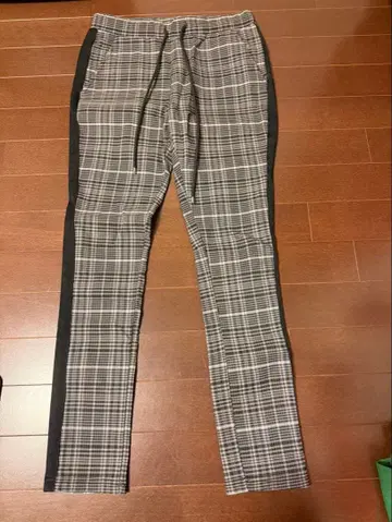 아담스 저글러 RTEG 체크 무늬 스키니 팬츠 S