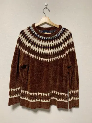 URBAN RESEARCH 노르딕 무늬 스웨터 40