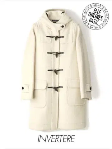INVERTERE 인버티어 컨디션 최상 아이보리 더플 코트 34