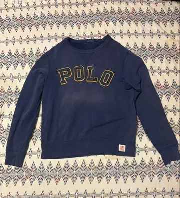 Polo 네이비 로고 맨투맨 L 사이즈