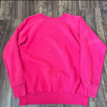 80s 90s USA 빈티지 핑크 크루넥 맨투맨 트레이닝복