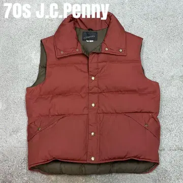 70s J.C.Penny 제이씨페니 다운 베스트 올드 빈티지