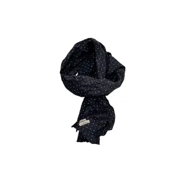 ENGINEERED GARMENTS 네이비 도트 스톨