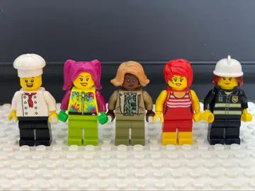 [ 레고 ] 미니 피규어 여아 5개 묶음 판매