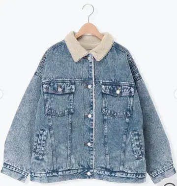 sm2 사만사 모스모스 데님 보아 자켓 블루 새상품