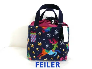 [페이] 트윙클 윈터 복조리 토트백 네이비