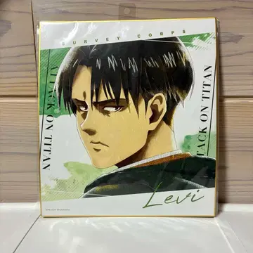 미사용품 진격의 거인 리바이 Ani-Art BIG 색지