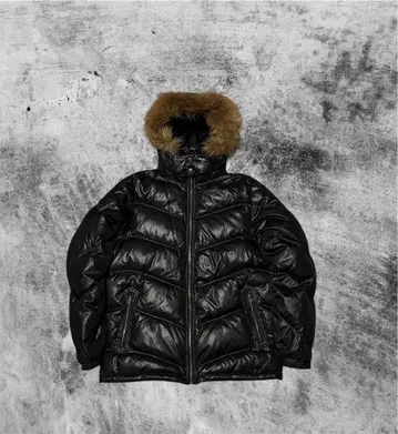 archive y2k 퍼 다운 자켓 헤이세이 시크 스타일 갸루 남자