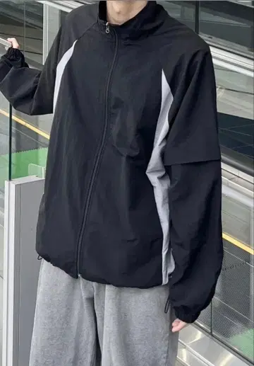 (완판템) [youll] 나일론 자켓 블랙 나일론 100% 한국