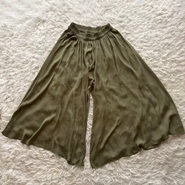 MK MICHEL KLEIN 여성용 가우초 팬츠 M 이토킨 카키