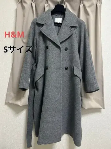 [ 새상품급 ] H&M 롱 코트 그레이