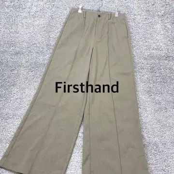 [ Firsthand ] 슬랙스 팬츠 센터 프레스 와이드