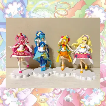 딜리셔스 파티 프리큐어 큐티 피규어 4체 세트