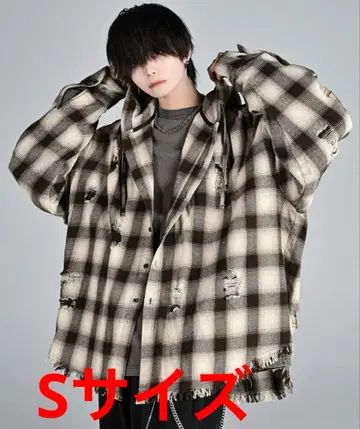 ADRER 오버 사이즈 셔츠 후드티