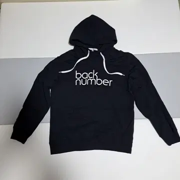 미사용 back number 후드티 XL