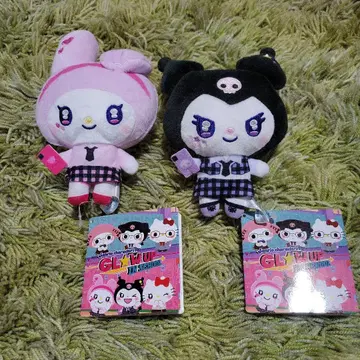 산리오 캐릭터 봉제 인형 2체 세트