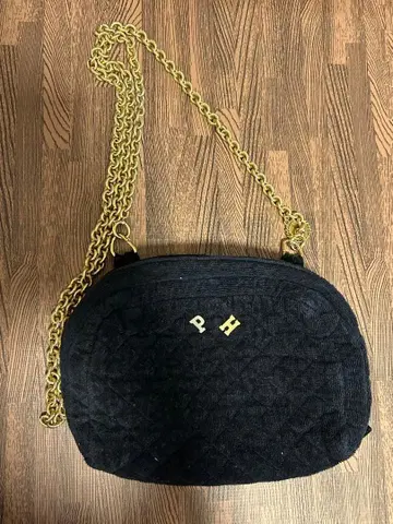 핑크하우스 숄더백 블랙