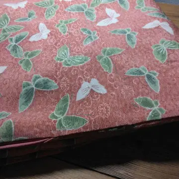 실크 기모노 하나에모리 패턴