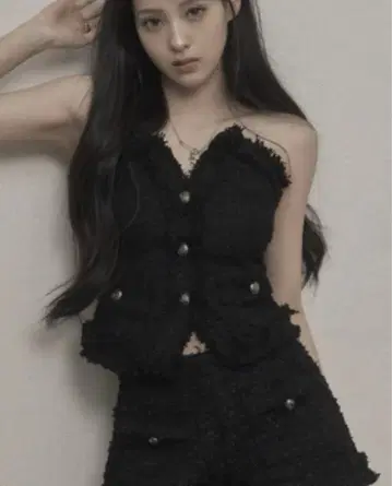 KHAKIPOINT Antique Tweed Top (black)