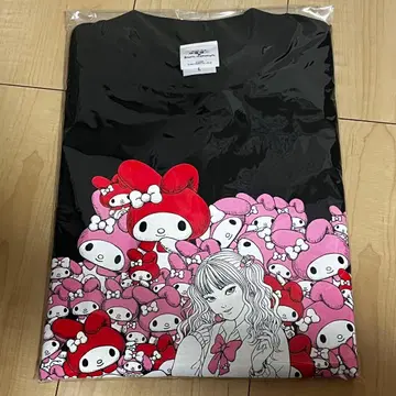 이토 준지 x 산리오 캐릭터즈 토미에 갸루 마이멜로디 T셔츠 L 사이즈