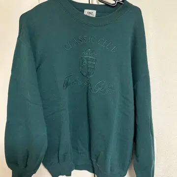 TINZ 맨투맨 트레이닝복 그린