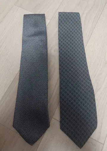미사용 DKNY 다나카란 넥타이 2개 세트