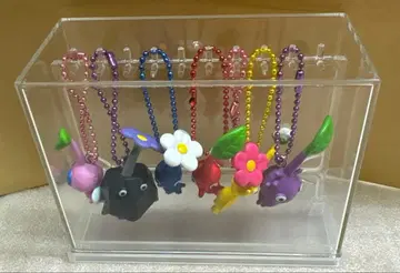 클리어 케이스 피크민 스트랩 7체 세트