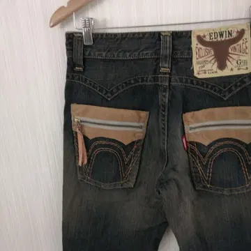 EDWIN 에드윈 데님 팬츠 청바지 하프 팬츠