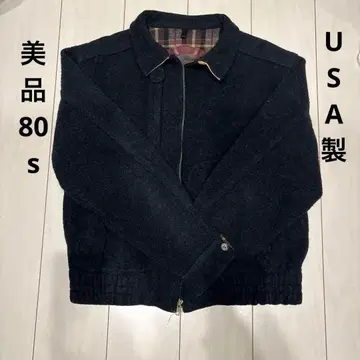 80s 울리치 짧은 기장 자켓 M