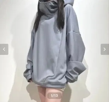 maonosuke 미사용 하이넥 후드티 천사계 패션 지뢰 서브컬쳐