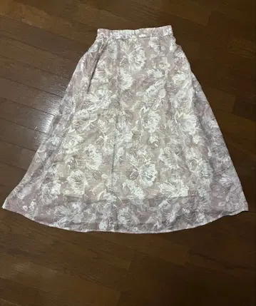 anysis 온워드 꽃무늬 핑크 스커트