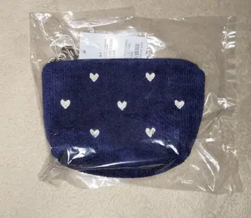 러브러리 바이 페이러 러브러리 하트 보트형 파우치 S 네이비