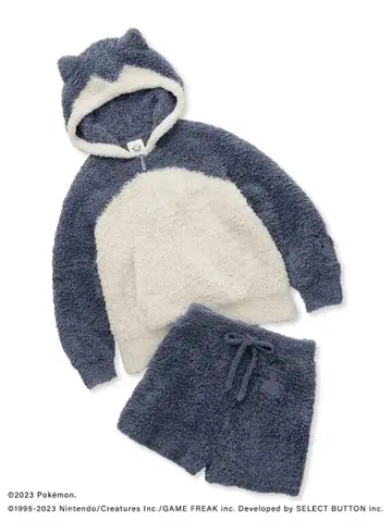 젤라또피케 x 포켓몬 콜라보 카비곤 후드티 & 숏팬츠 세트