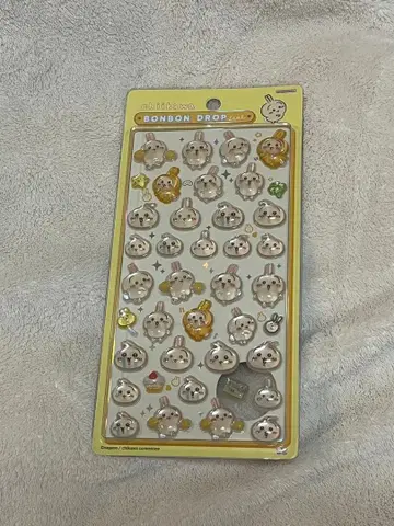 [ 정품 ] 모자 꽁지 드롭 씰 토끼