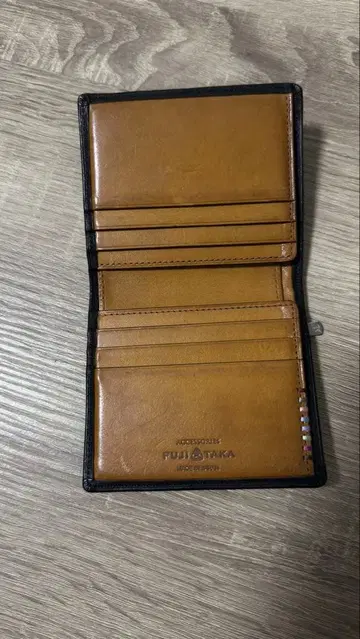 FUJI TAKA 네이션 컴팩트 접이식 지갑 yellow