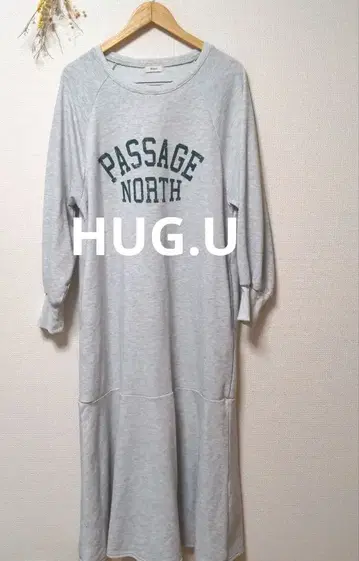 HUG.U 하그유 맨투맨 원피스 로고
