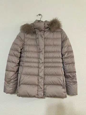 COUP DE CHANCE 퍼달린 다운 자켓 핑크