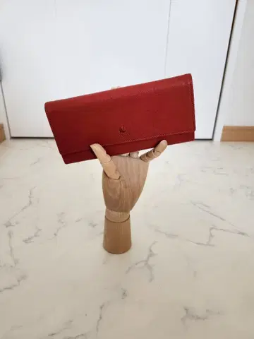 kissora 레드 장지갑 가마구치 [ 새상품 미사용 ]