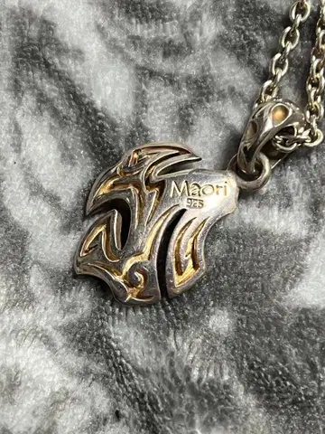 Maori Warriors 실버 목걸이 탑 실버925