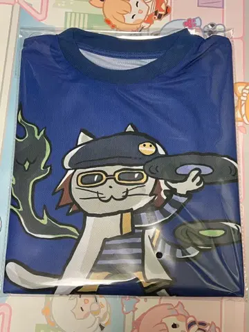 S상 [일하는 고양이] x 팝픈뮤직 T셔츠 MZD 신