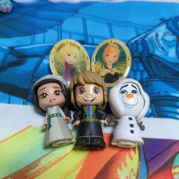 겨울왕국 미니 피규어 핀 배지 세트 해즈브로