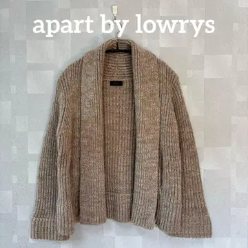 [ 미사용 ] 아파트 바이 로리즈 니트 가디건 브라운 프리 사이즈