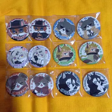 문호 스트레이독스 캔뱃지 전 12종 세트 동물 포제